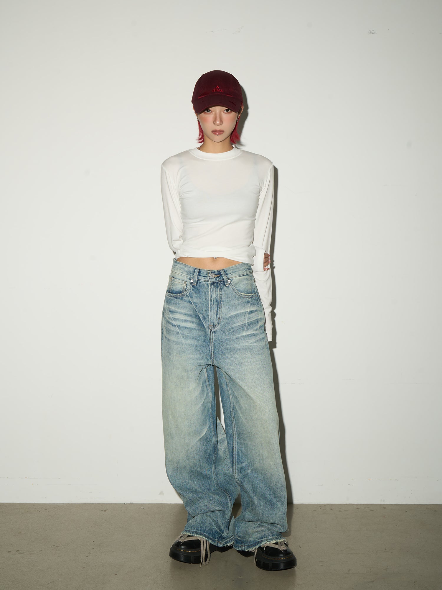QS647B wash denim