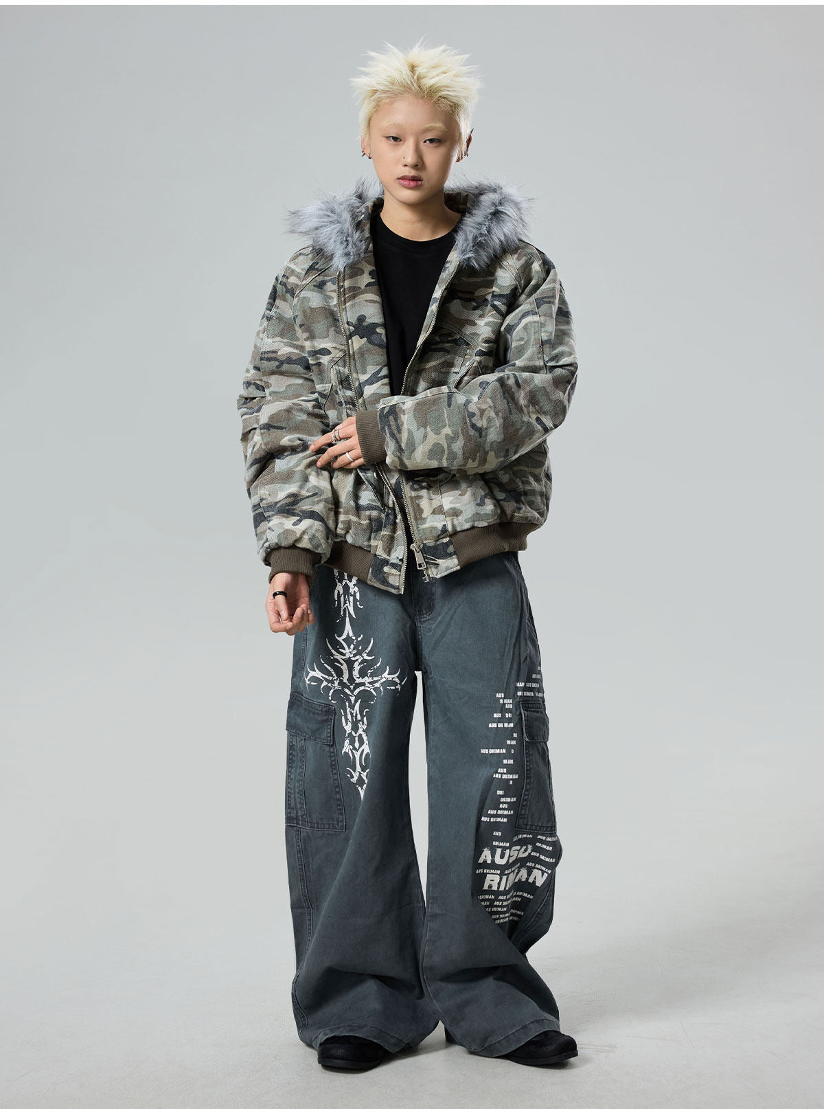 QS666B camouflage jacket