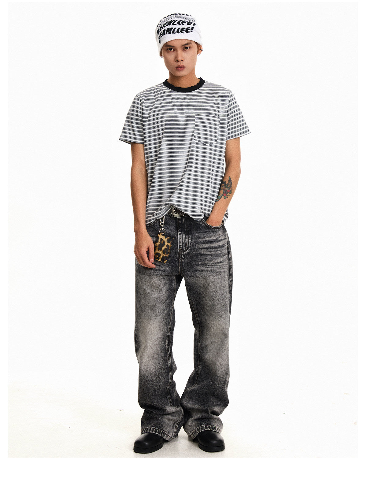 QS723B wash denim
