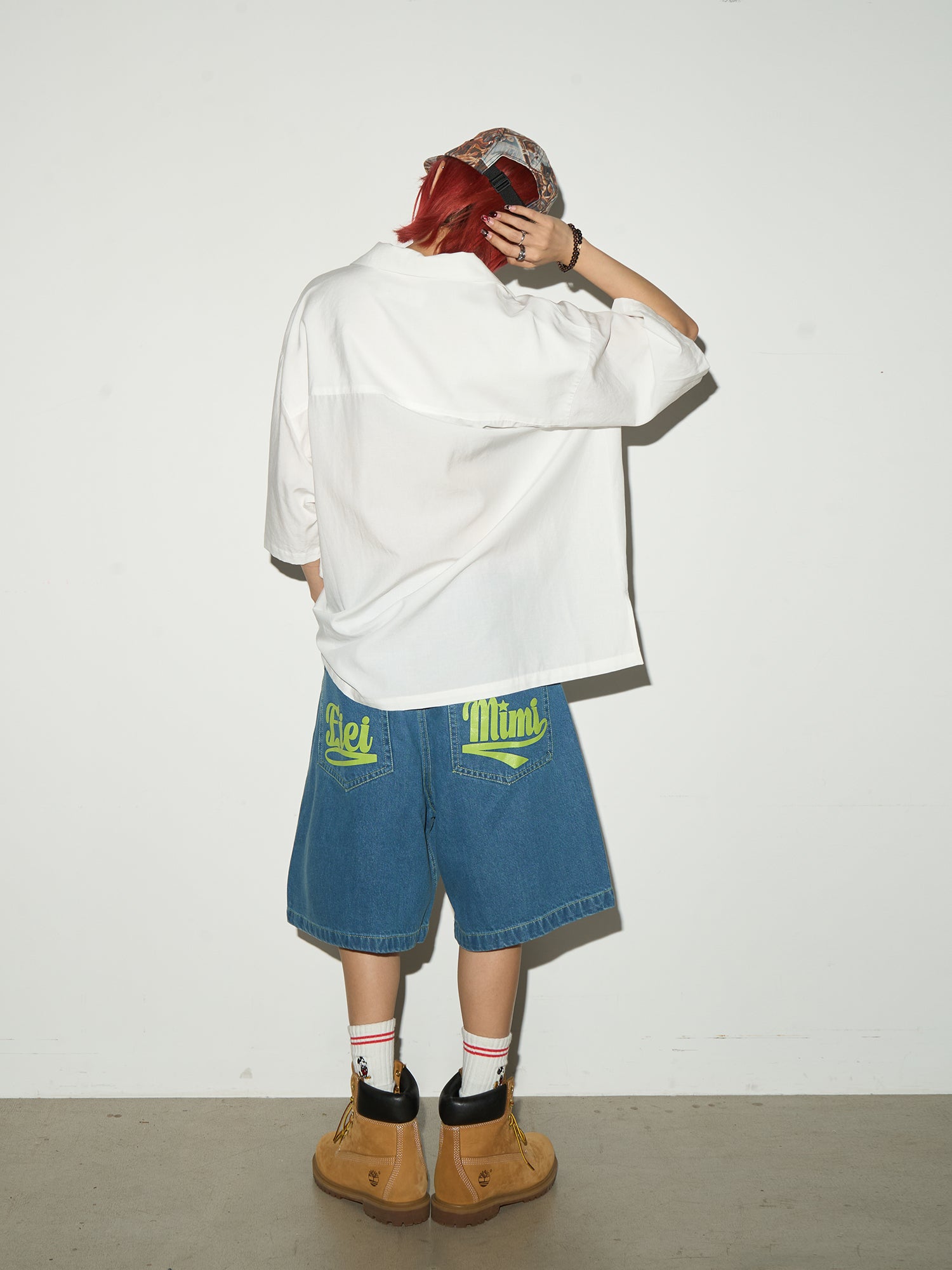 QS559B denim shorts