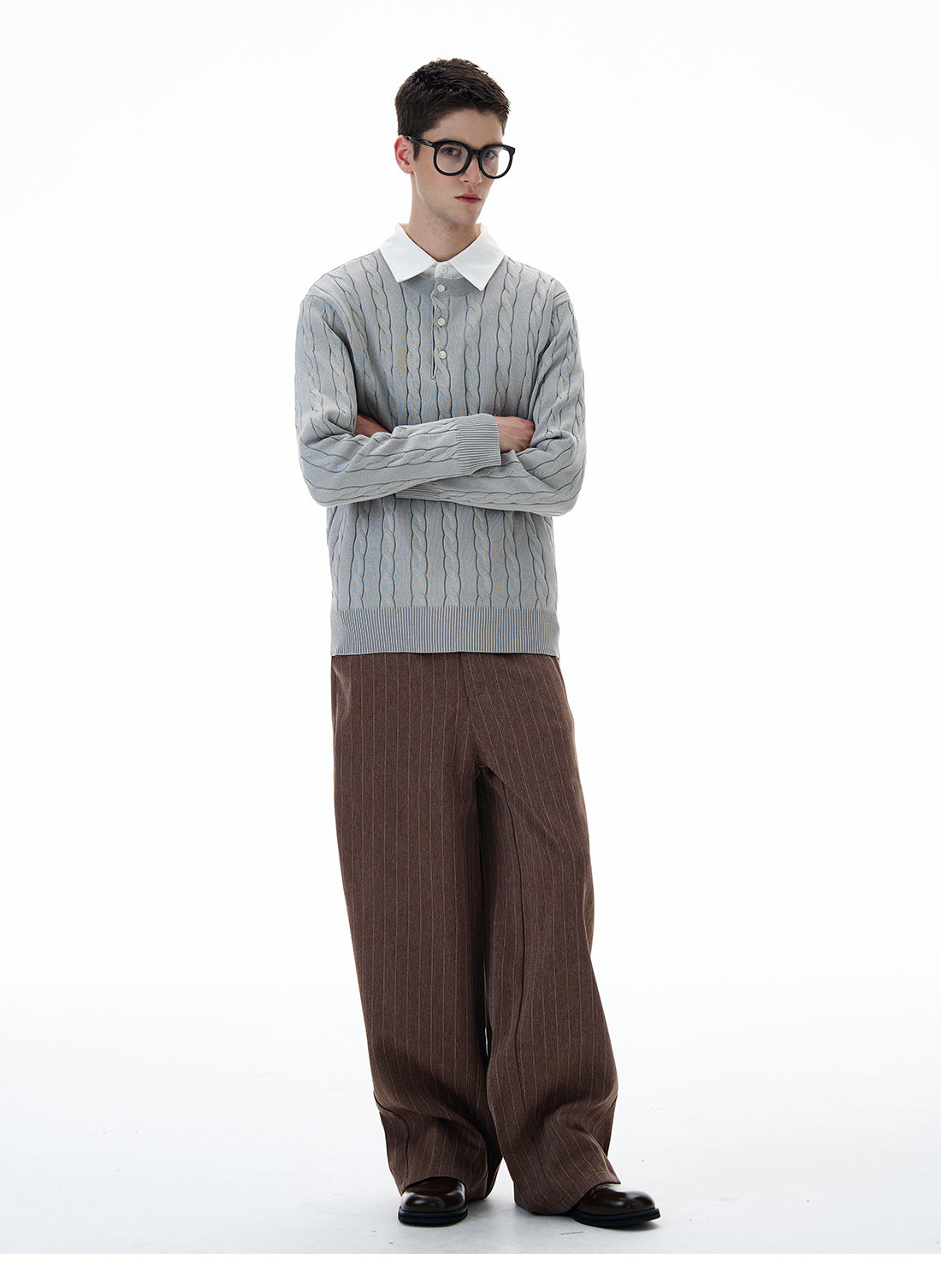 QS589B stripe pants