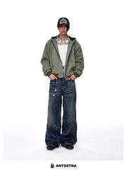 QS259B zip hoodie