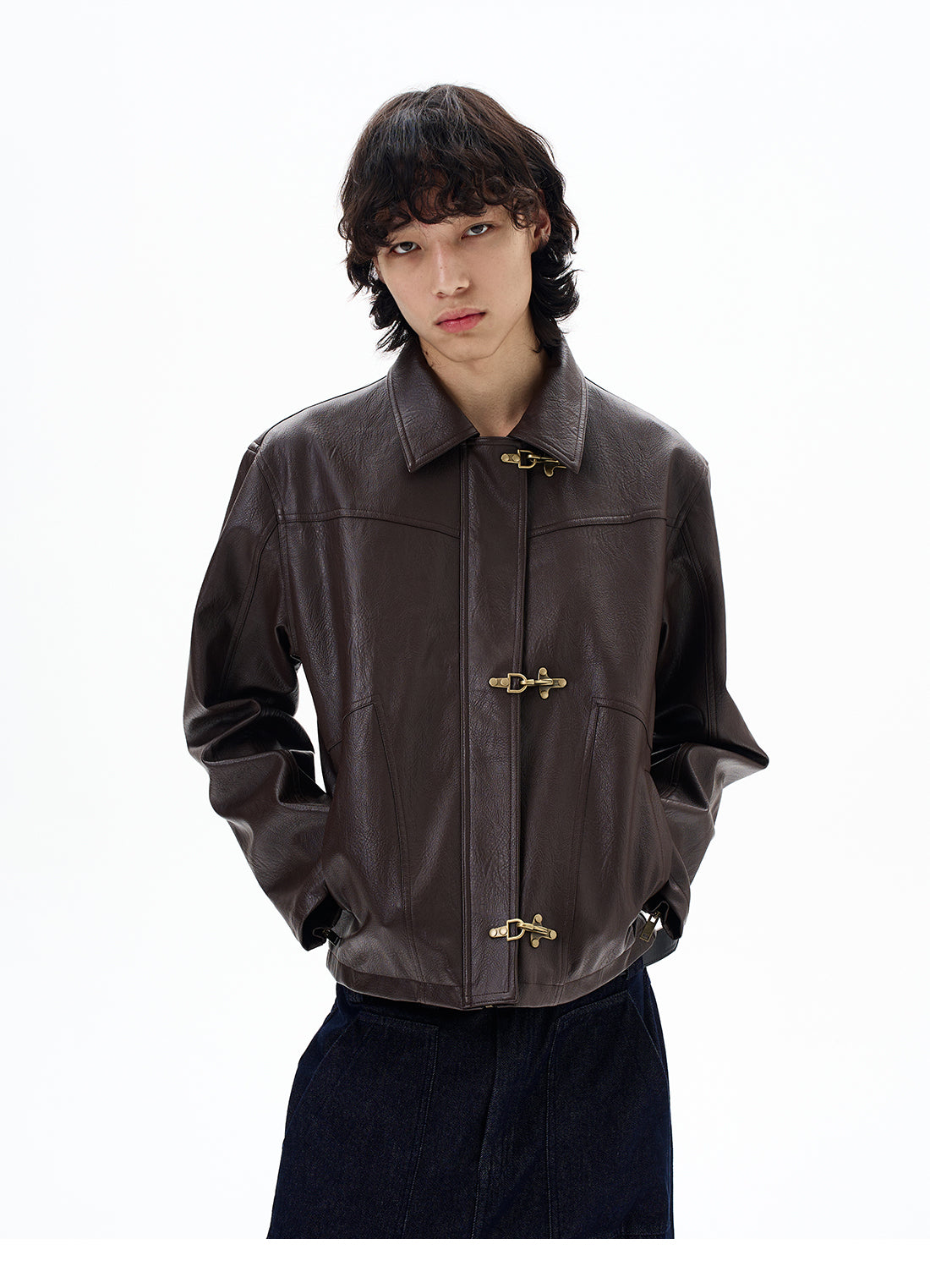 QS650B leather jacket