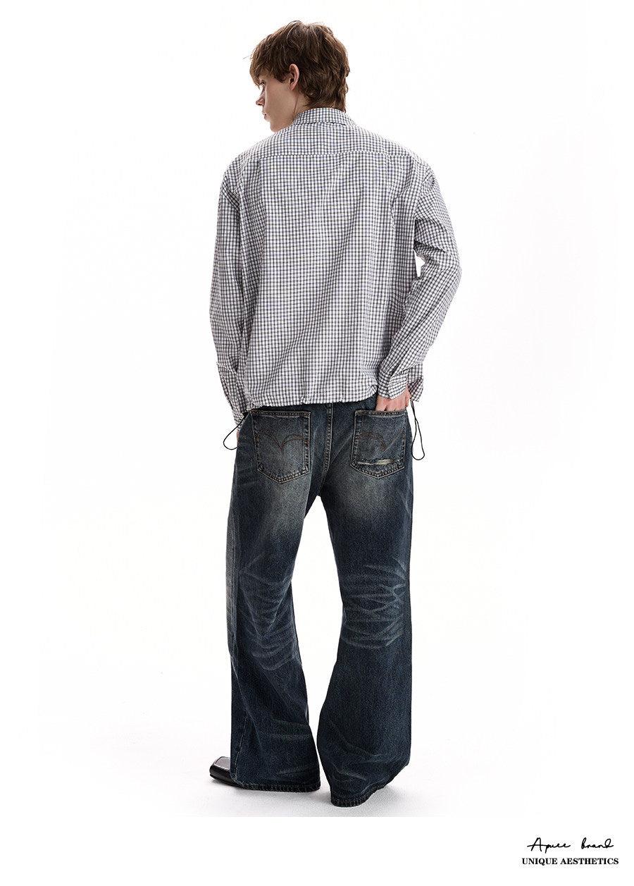 QS892B check shirts