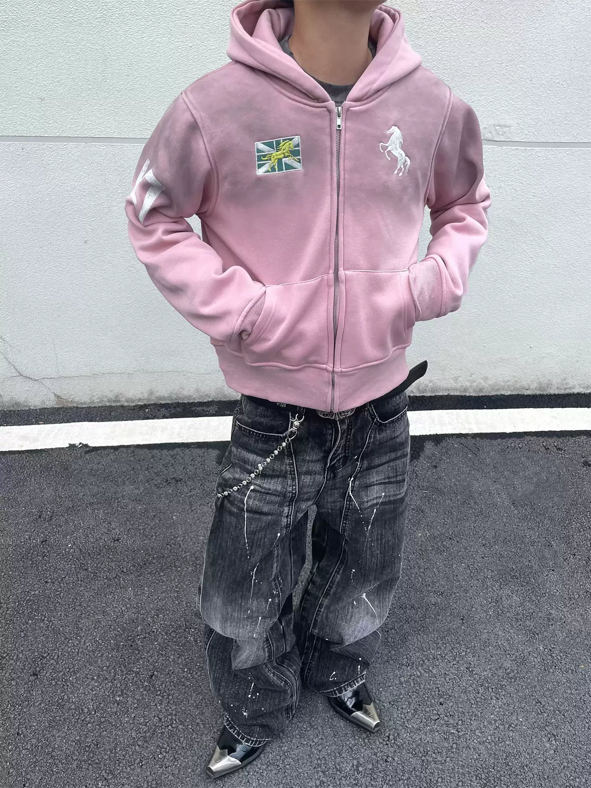 QS933B zip hoodie