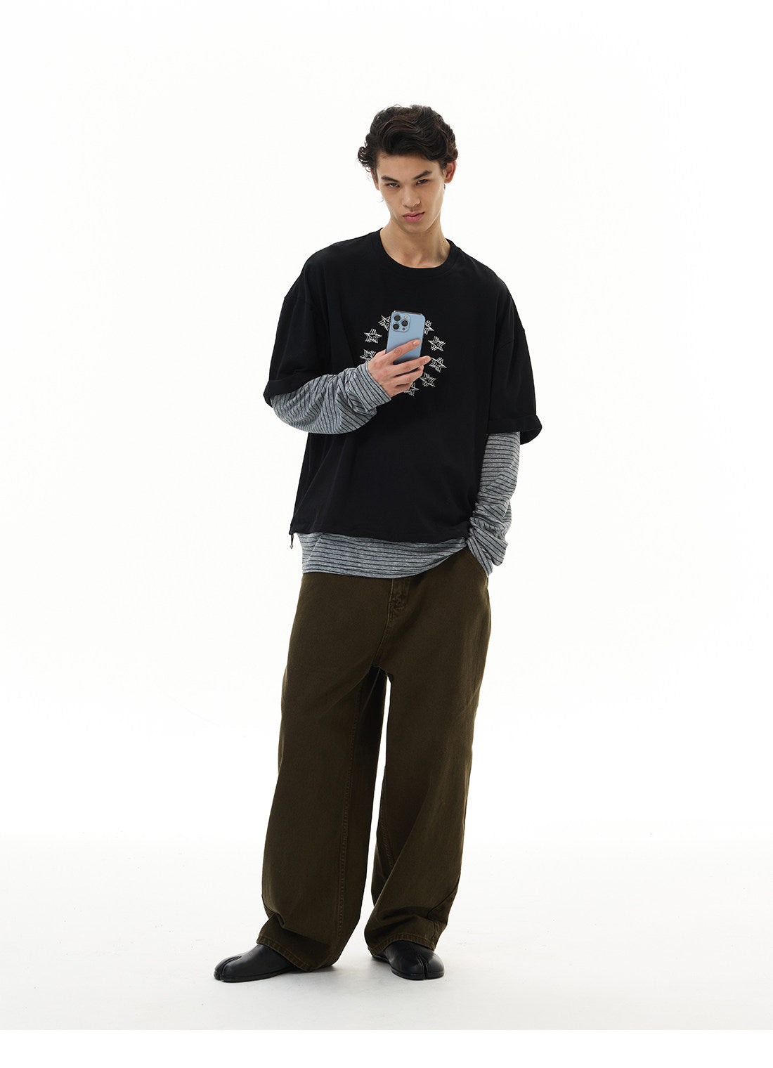 QS734B layered L/S tee