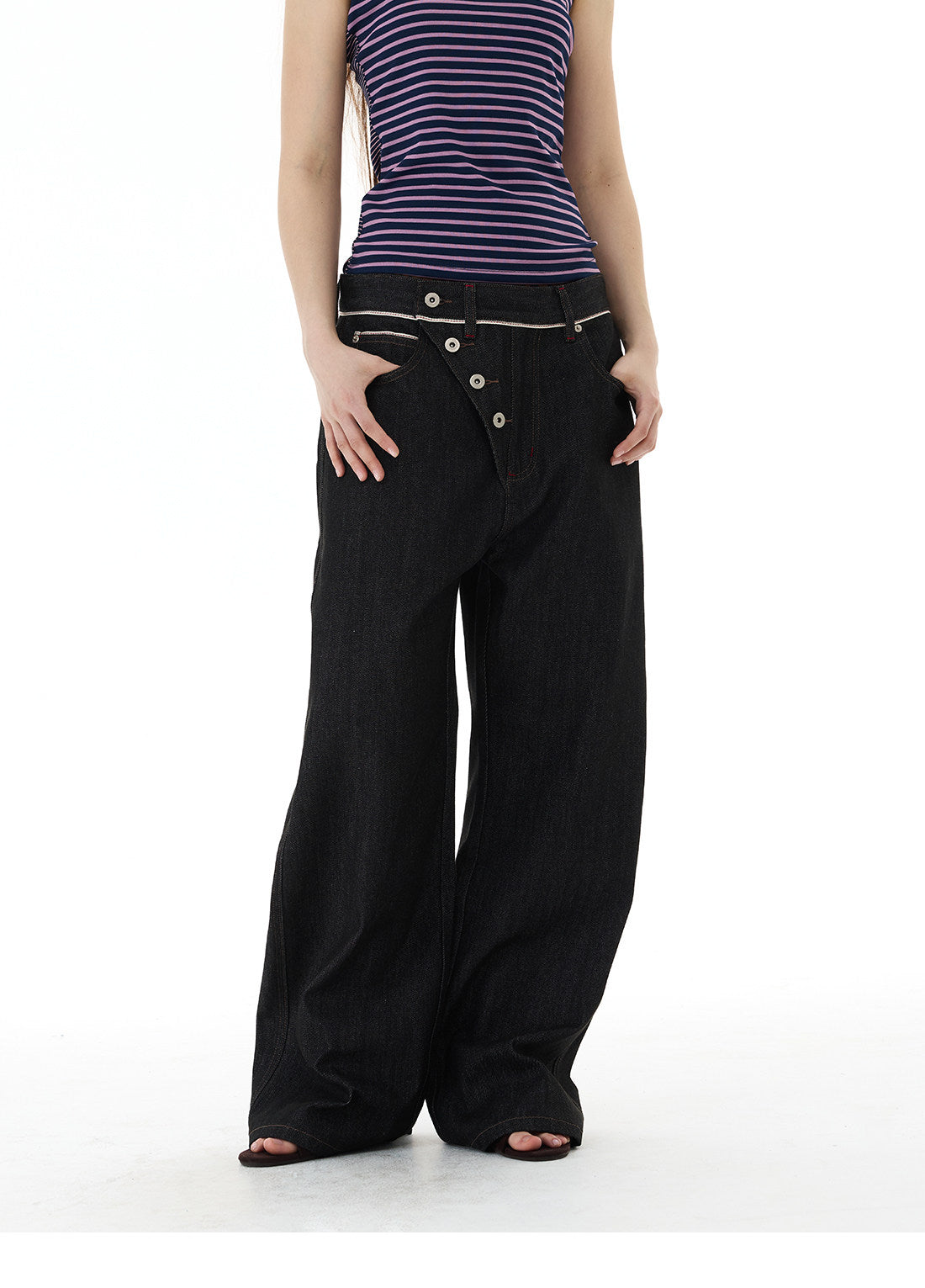 QS749B rigid denim