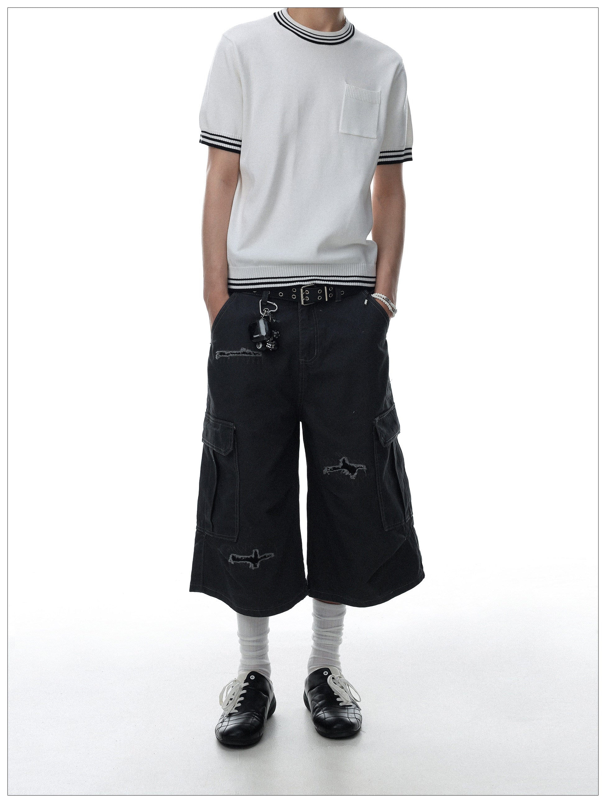 QS828B multi pocket pants