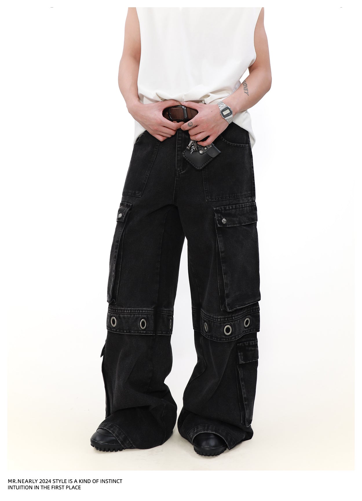 QS845A multi pocket pants