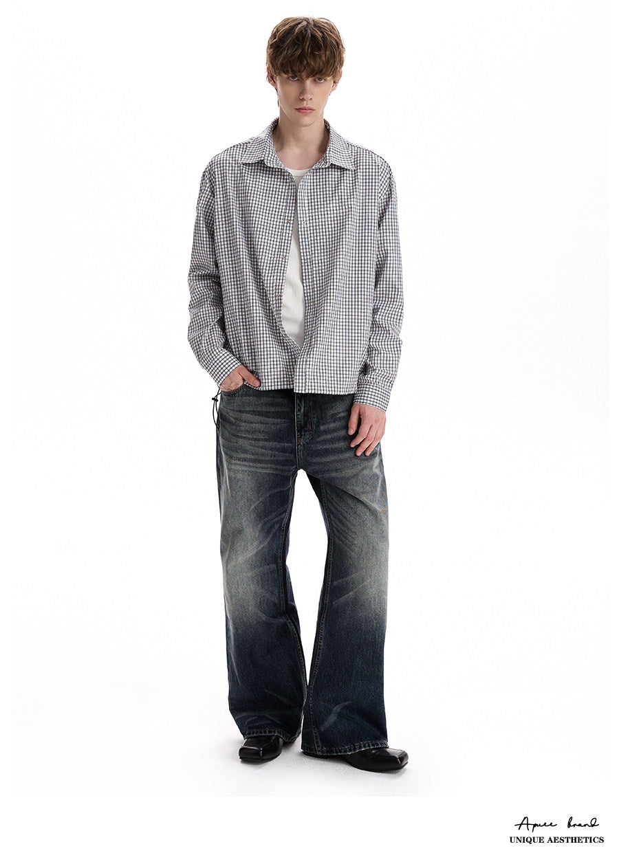 QS892B check shirts