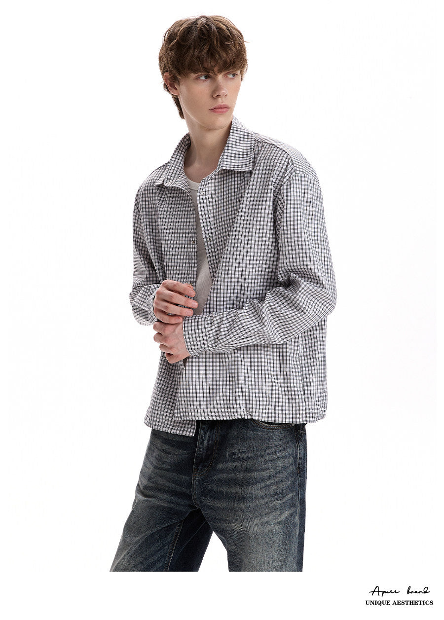 QS892B check shirts