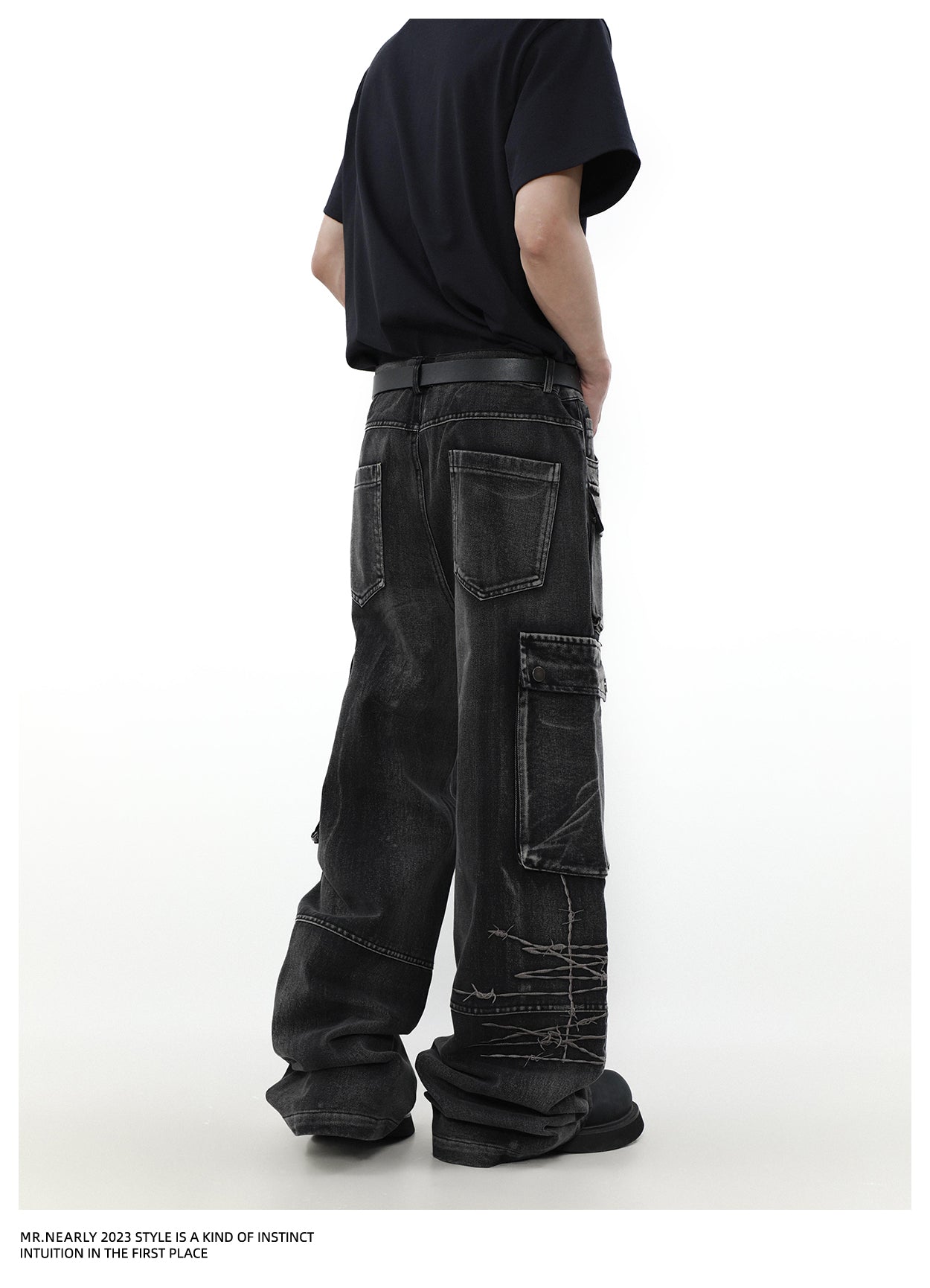 QS359A multi pocket pants