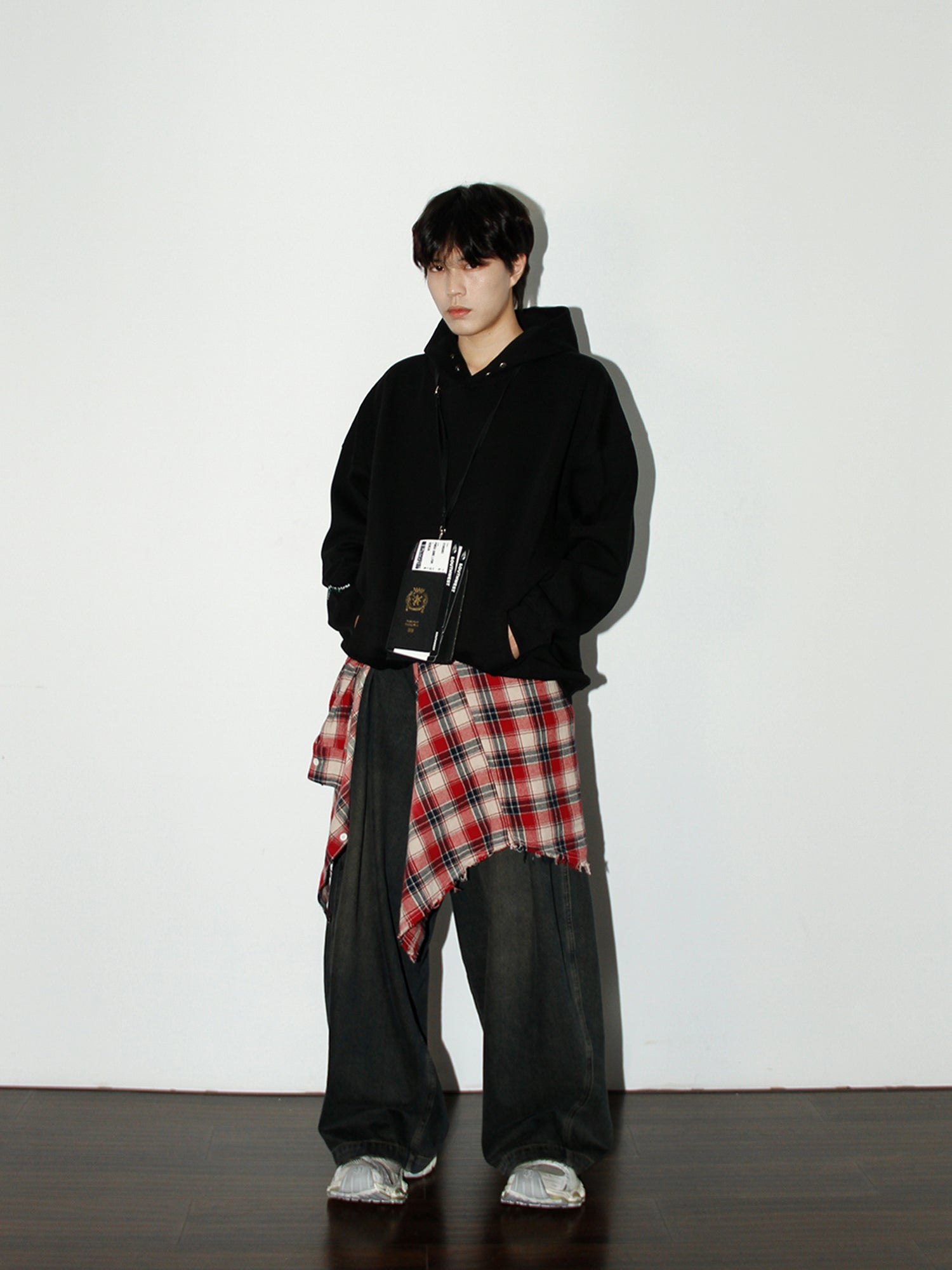 QS412A LAYERED DENIM JACKET サイズ：L