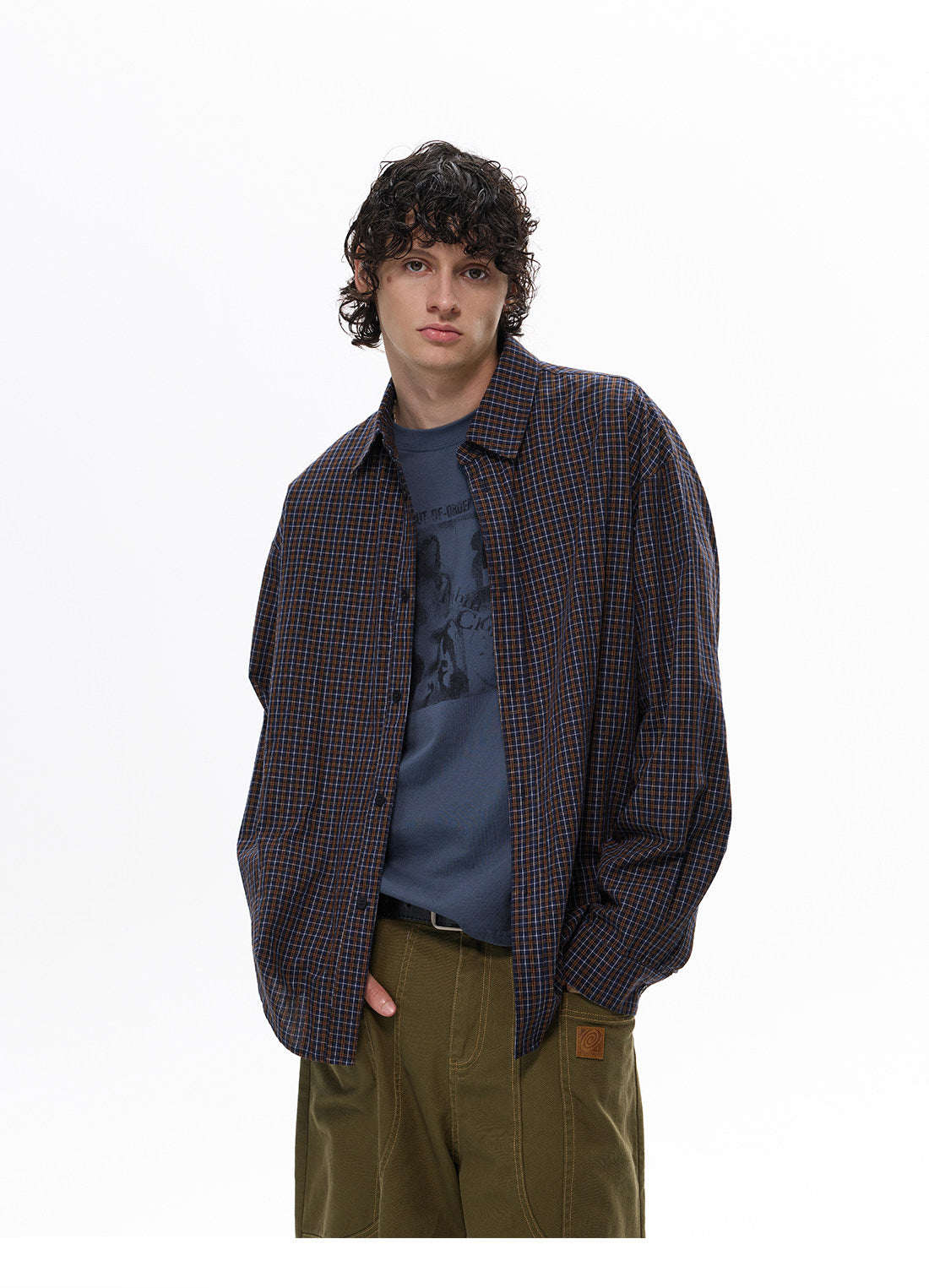 QS719B check shirts