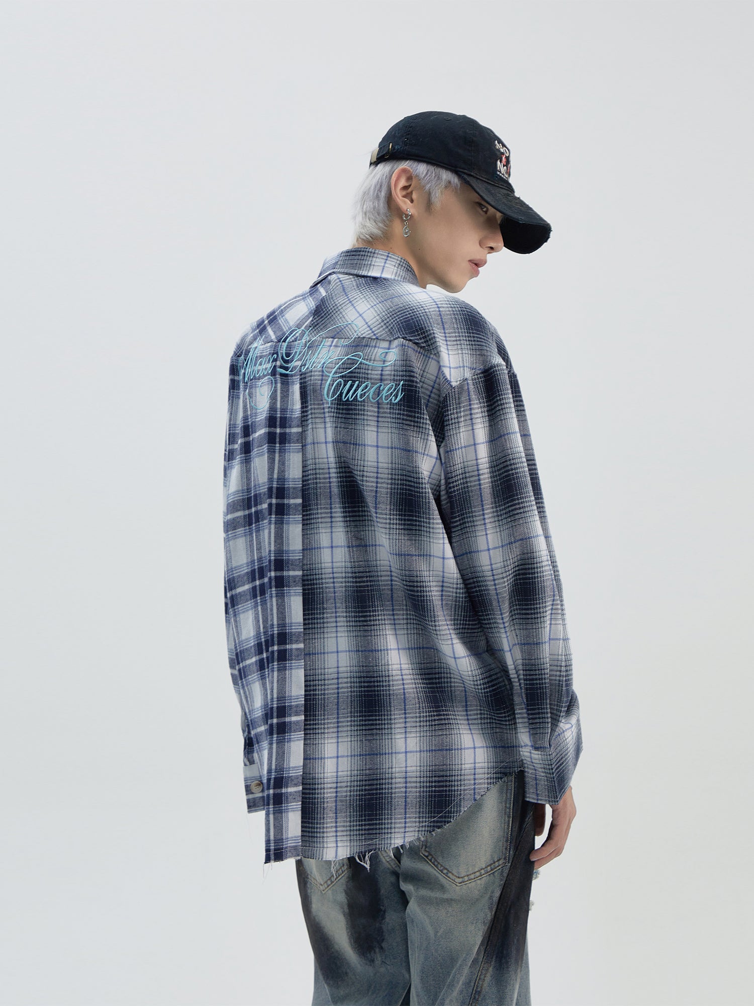 QS889A check shirts