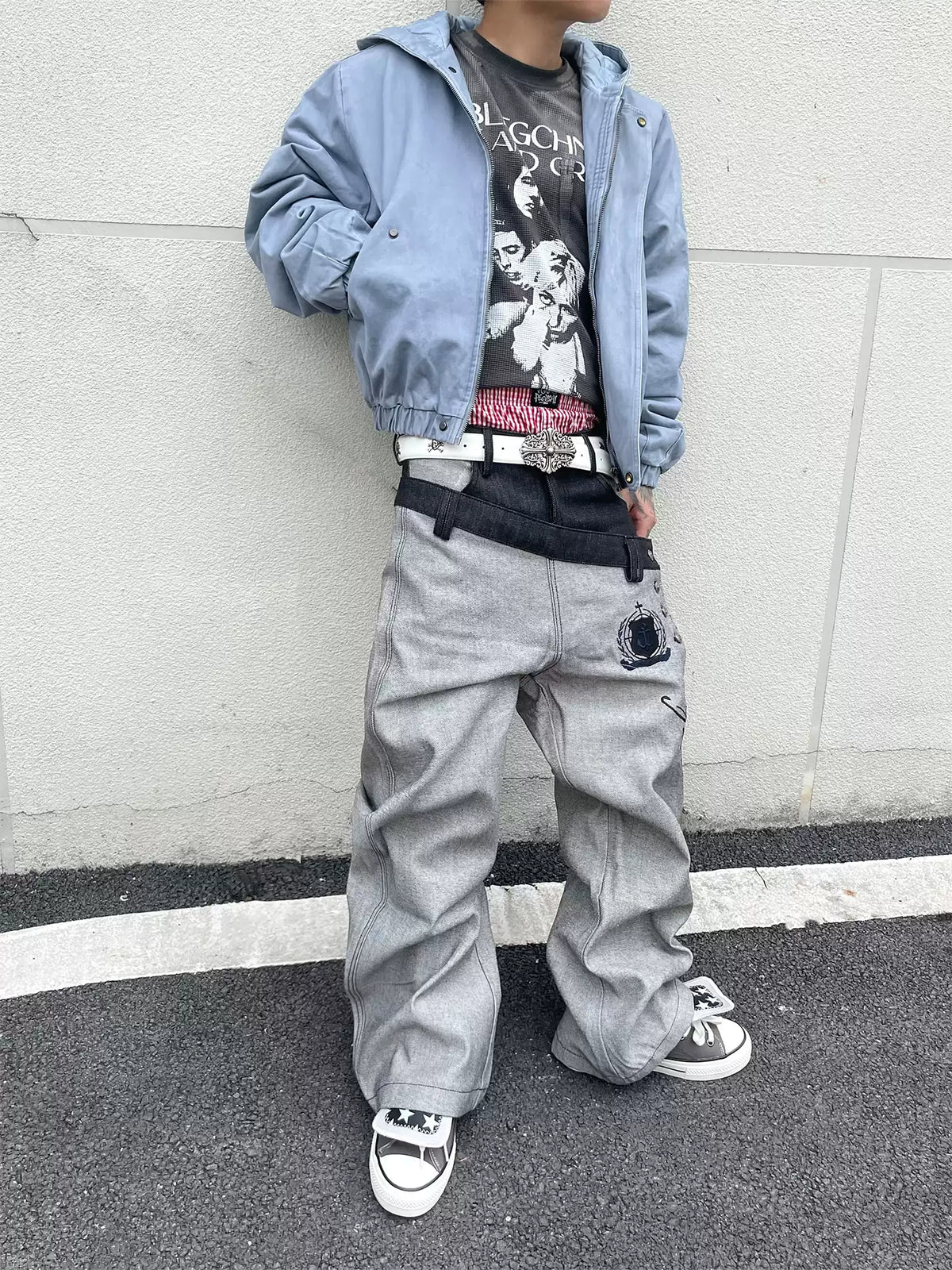 QS934B loose denim