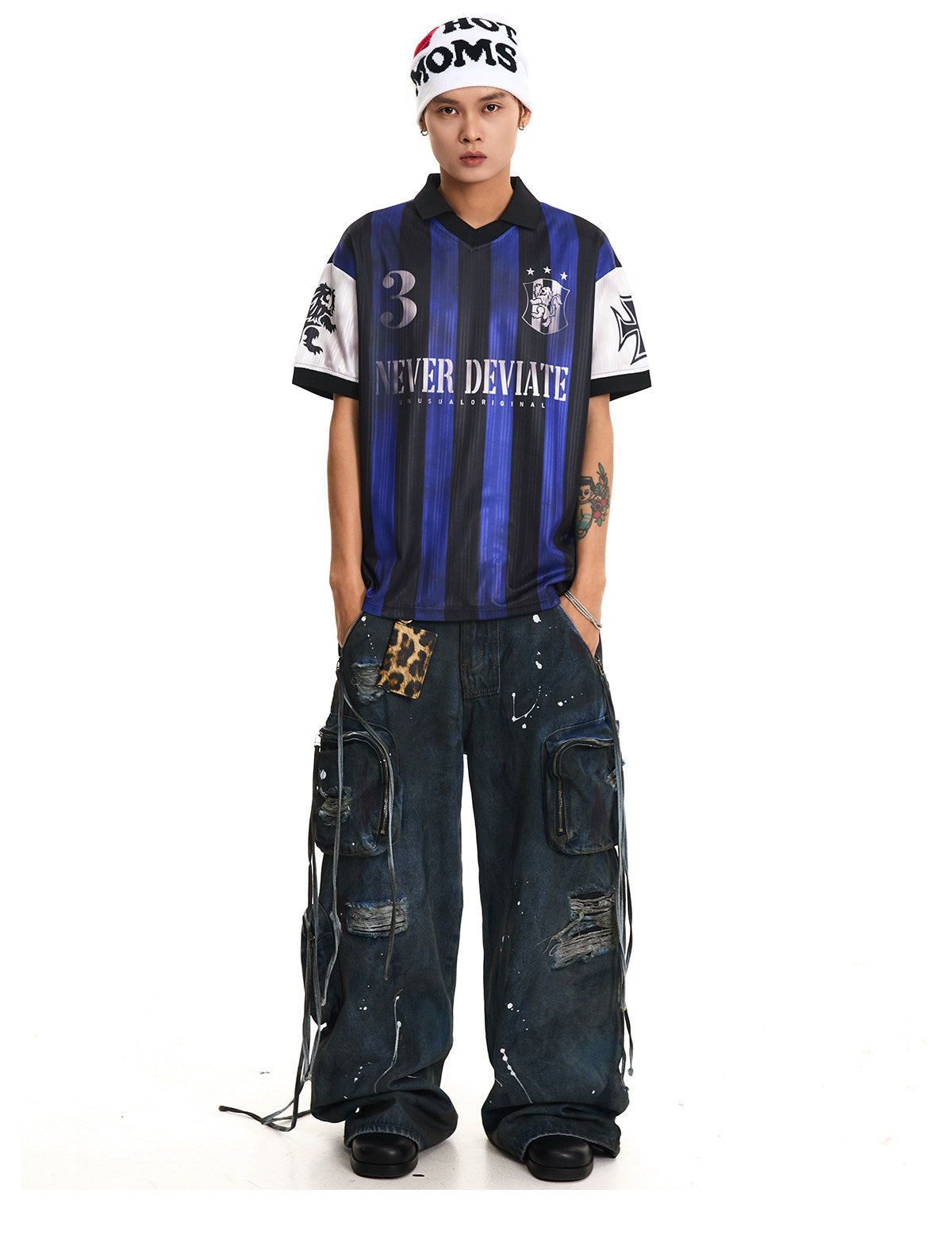 QS724B multi pocket pants