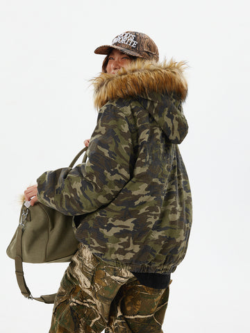 QS86 エレヴ　elev camouflageジャケット迷彩柄 QS248B camouflage jacket