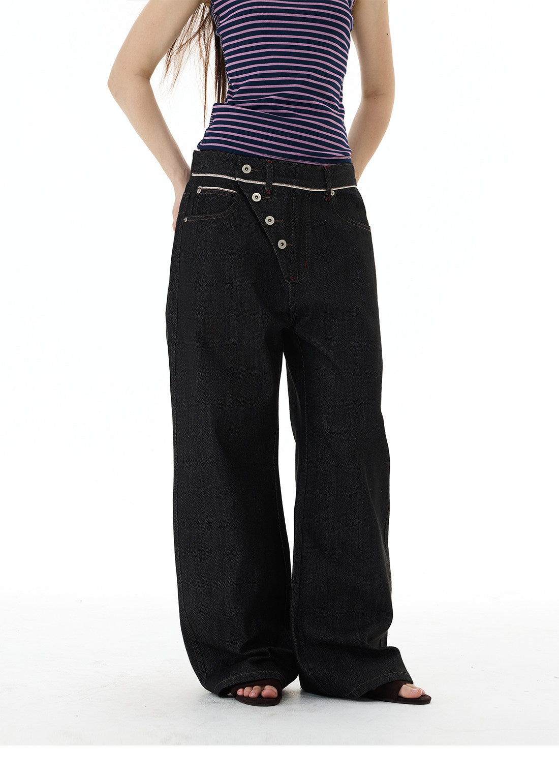 QS749B rigid denim
