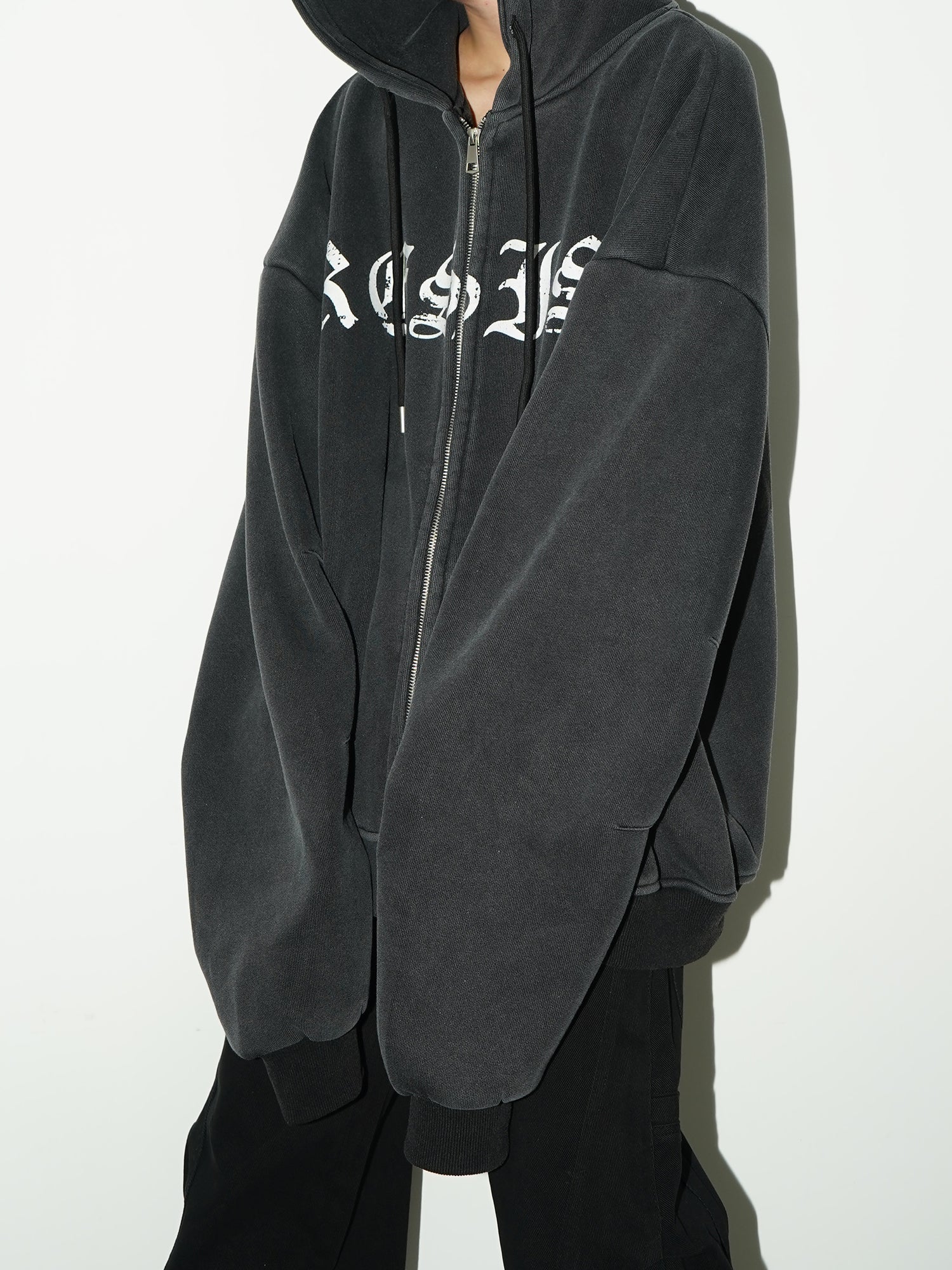 QS135B zip hoodie