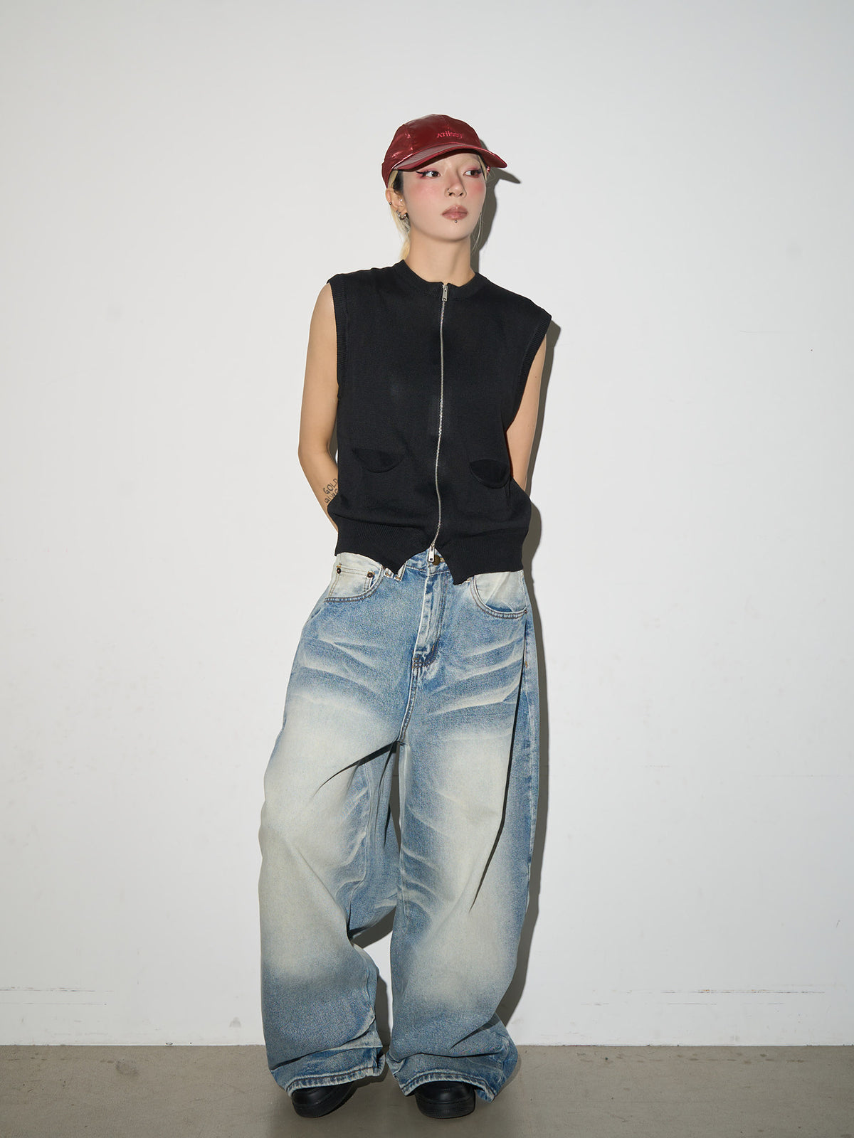 QS907B loose denim