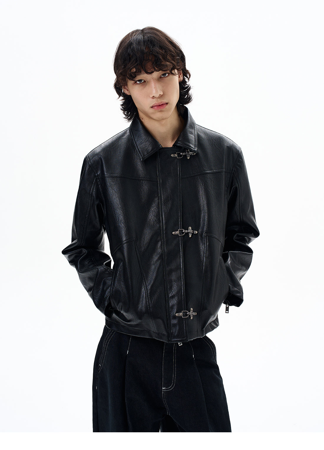QS650B leather jacket