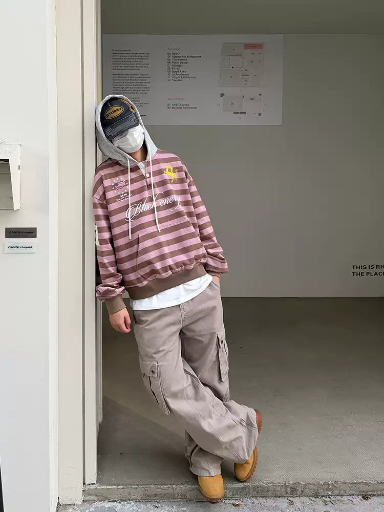 QS729B border hoodie