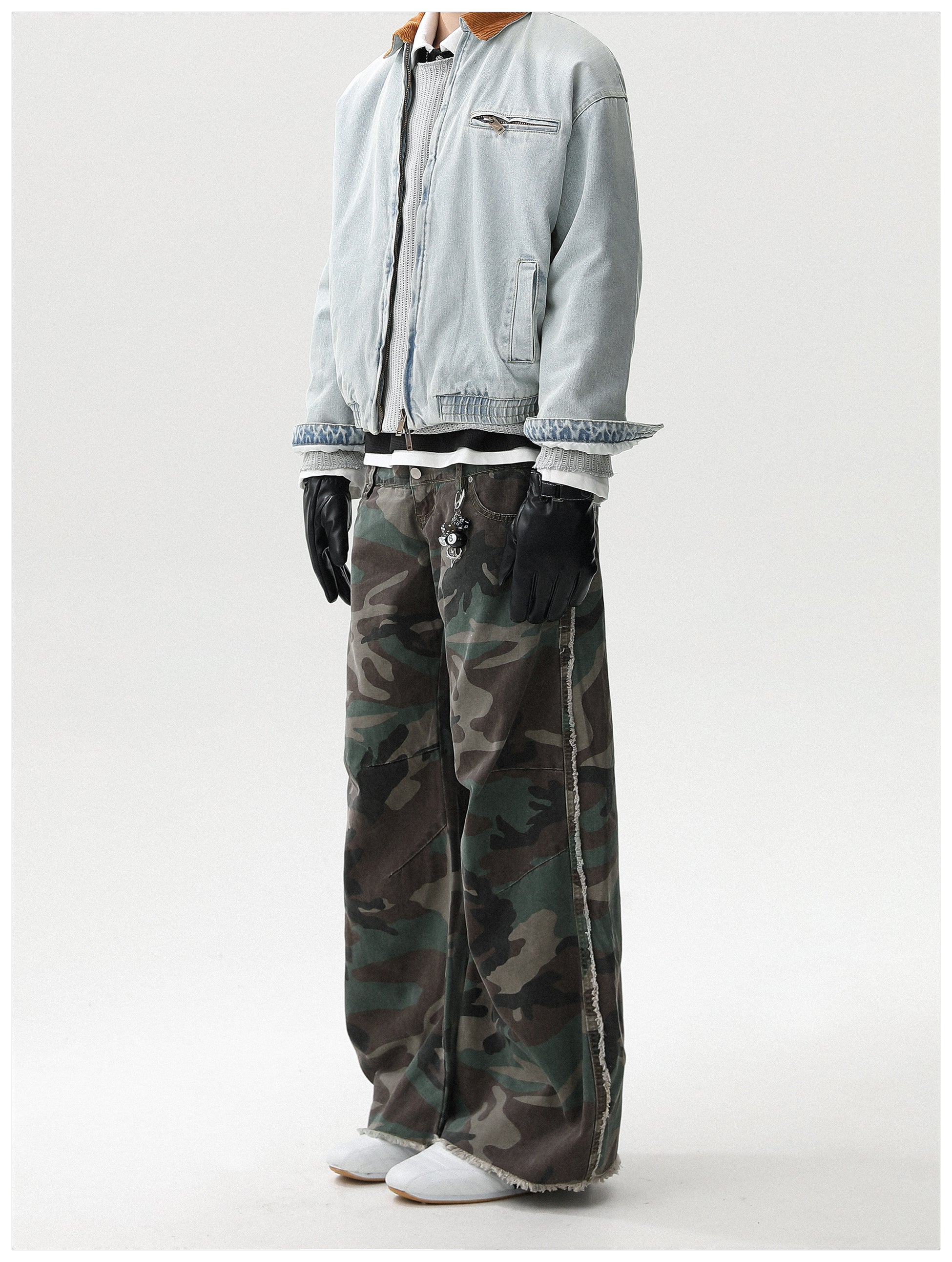 パンツ (QS86) CAMOUFLAGE PANTS QS593B camouflage pants