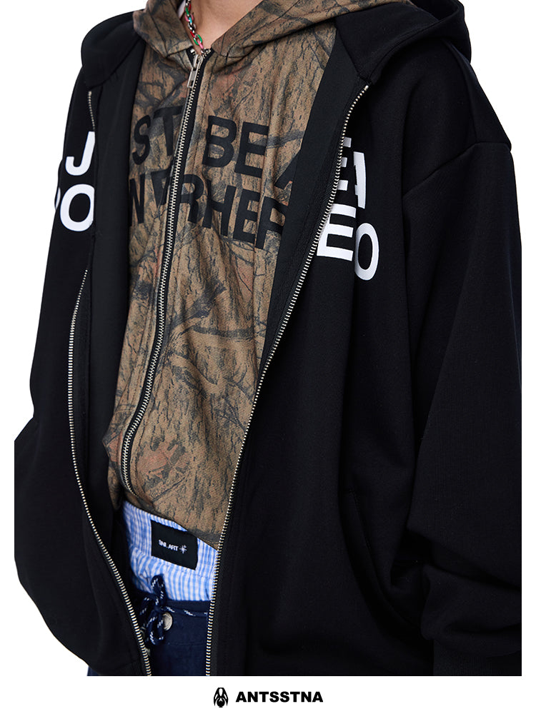 QS280B layered hoodie