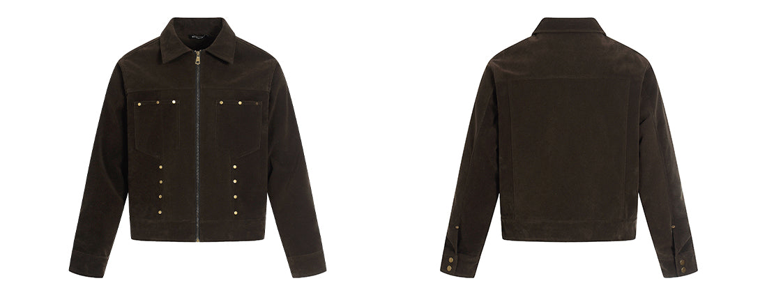 QS651B suede jacket