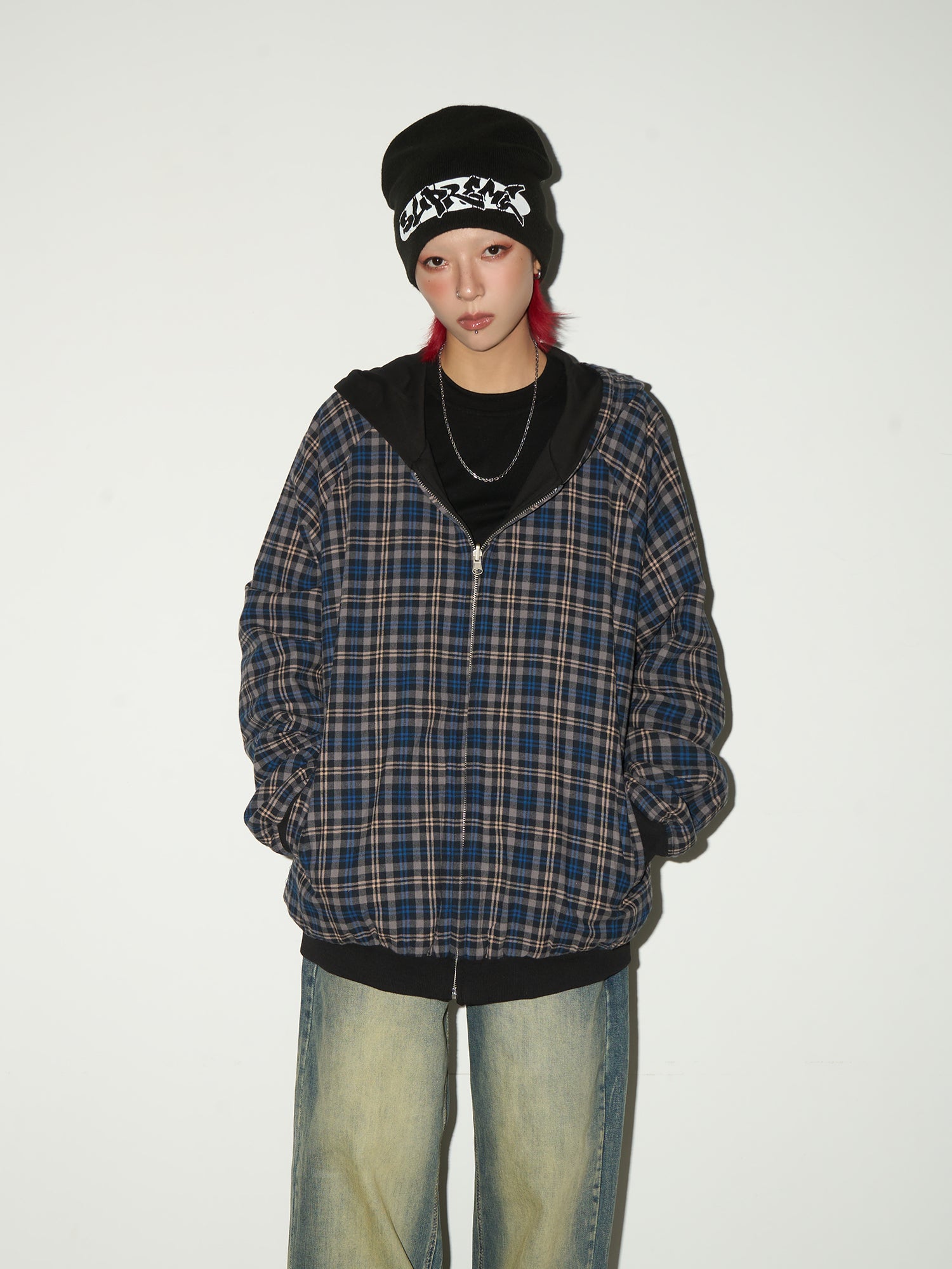 QS648B reversible hoodie