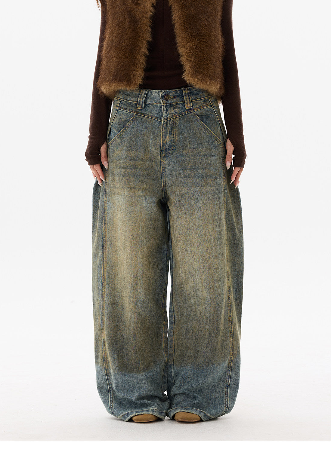 QS690B loose denim