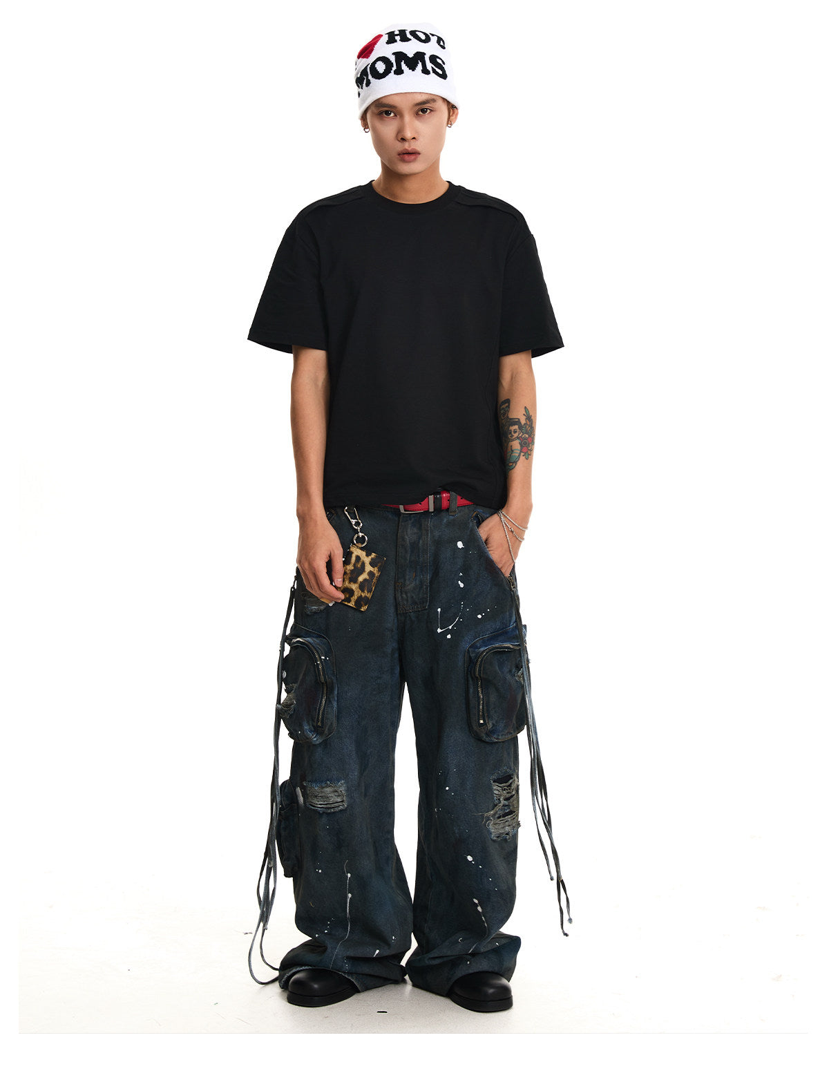 QS724B multi pocket pants