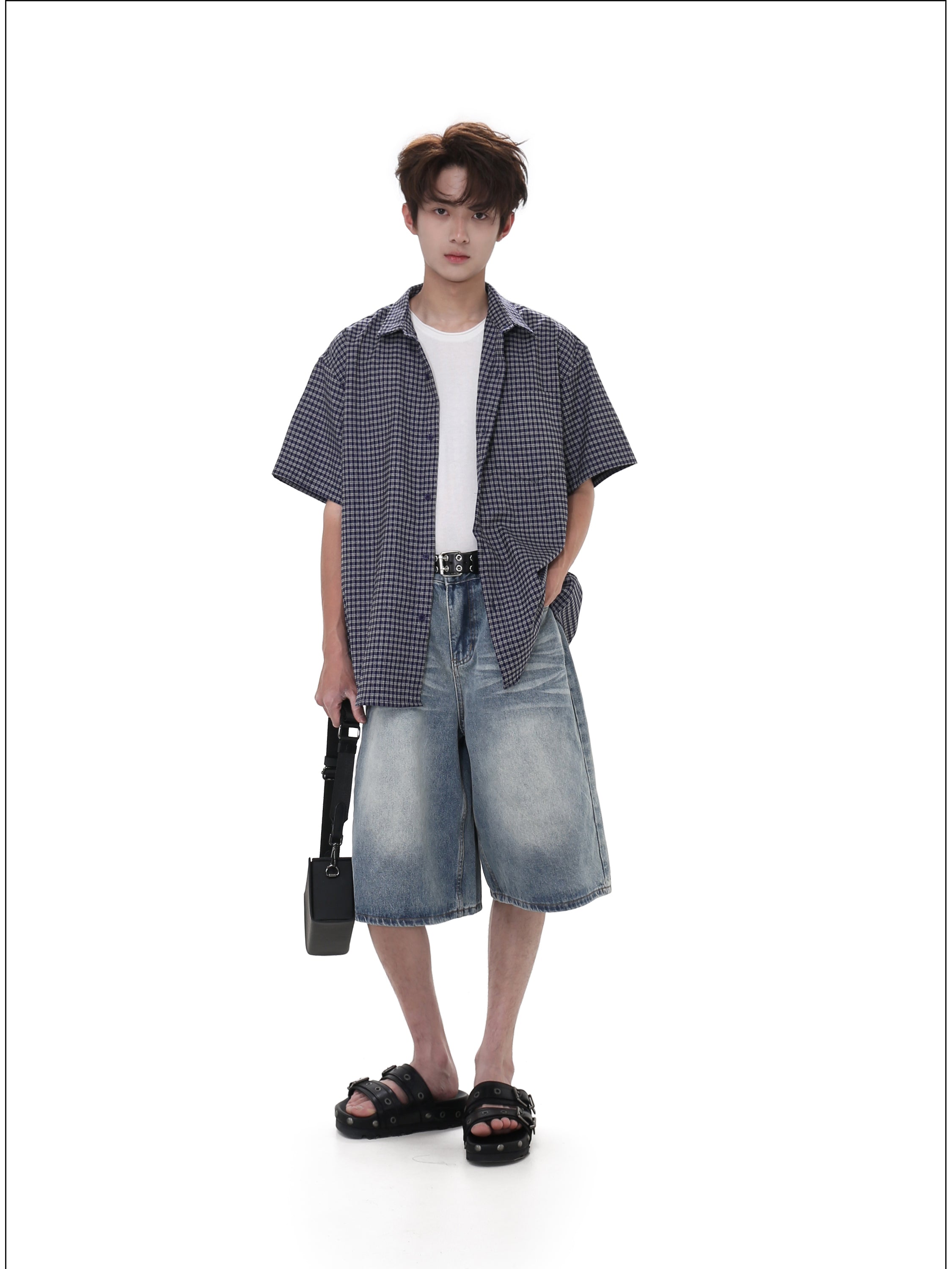 QS428B denim shorts