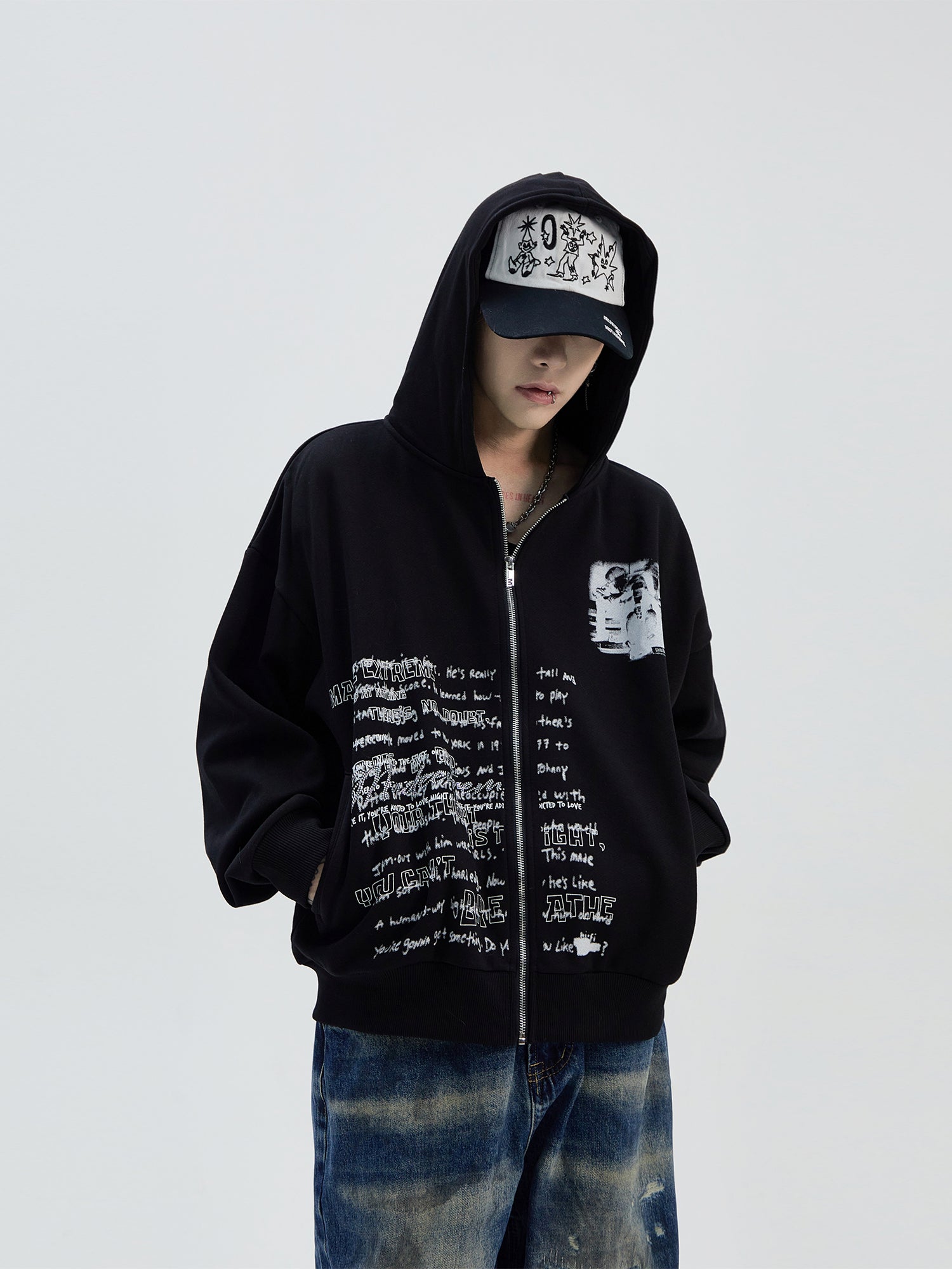 QS940A zip hoodie