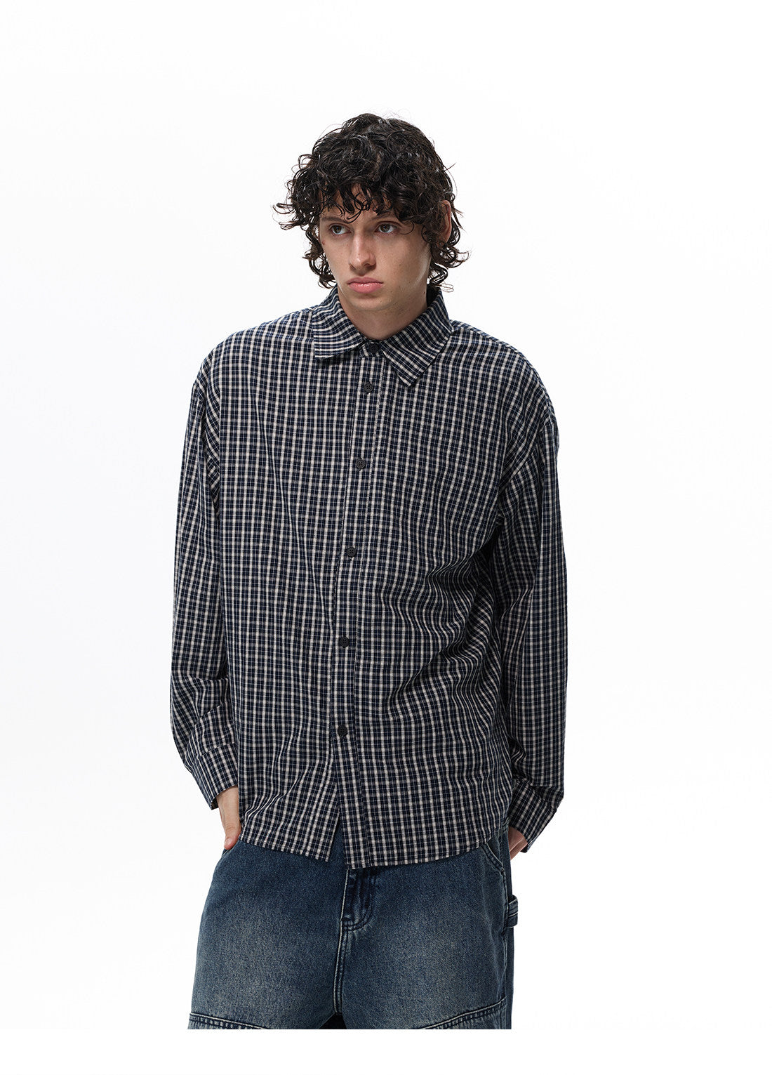 QS719B check shirts