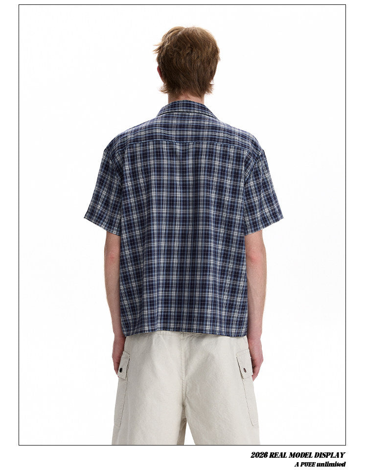 QS798B check shirts