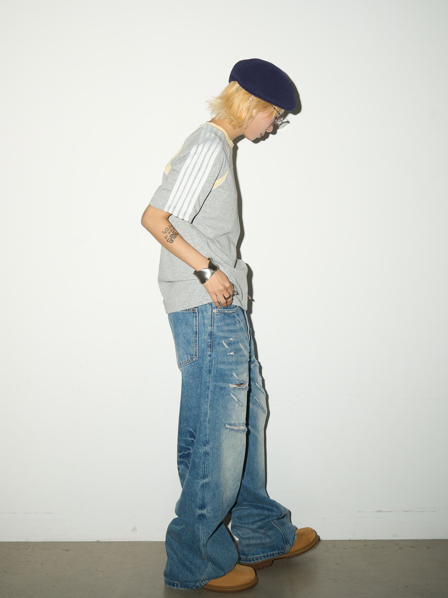 QS761B wash denim