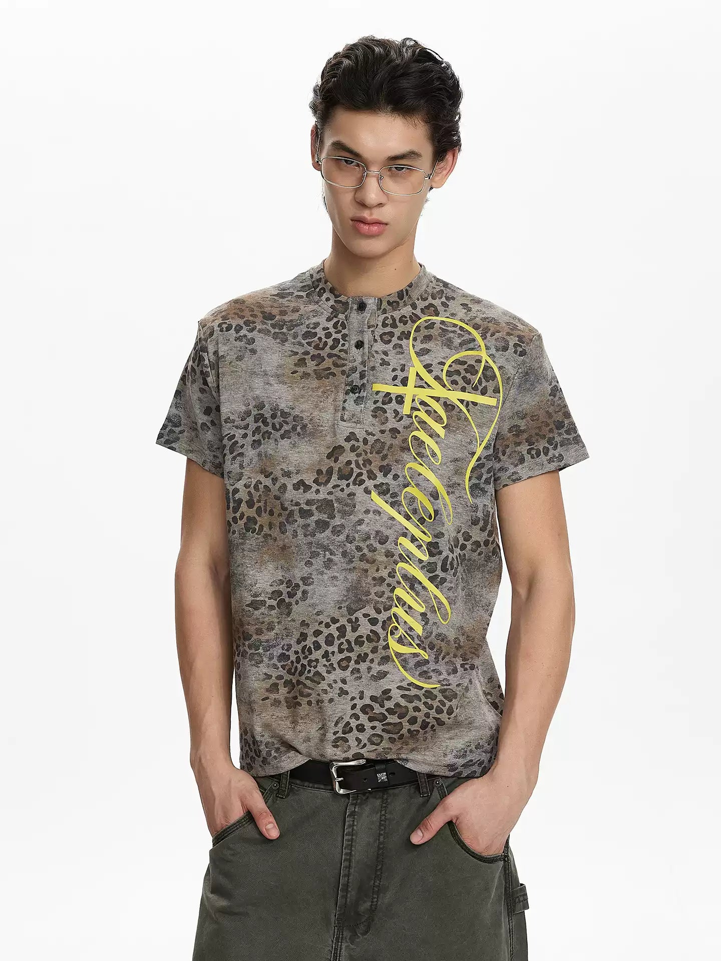 QS849 leopard tee