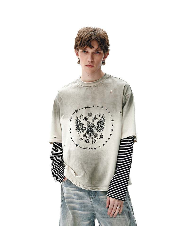 QS757B layered L/S tee