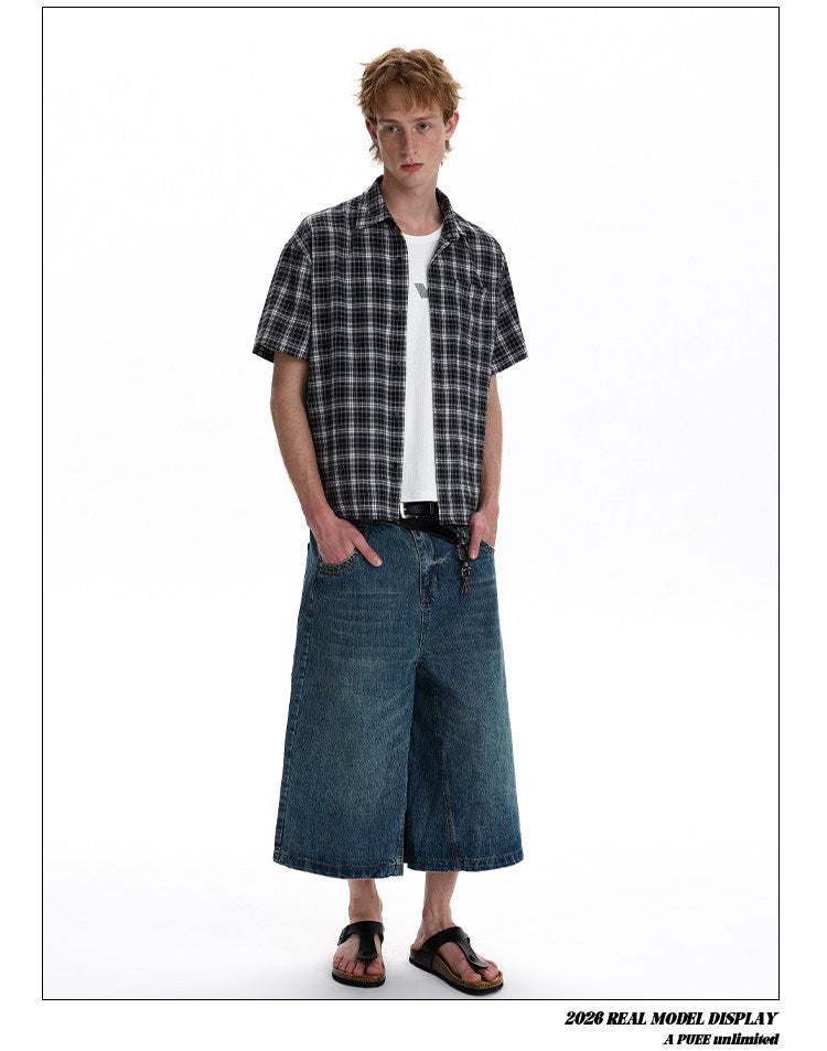 QS798B check shirts