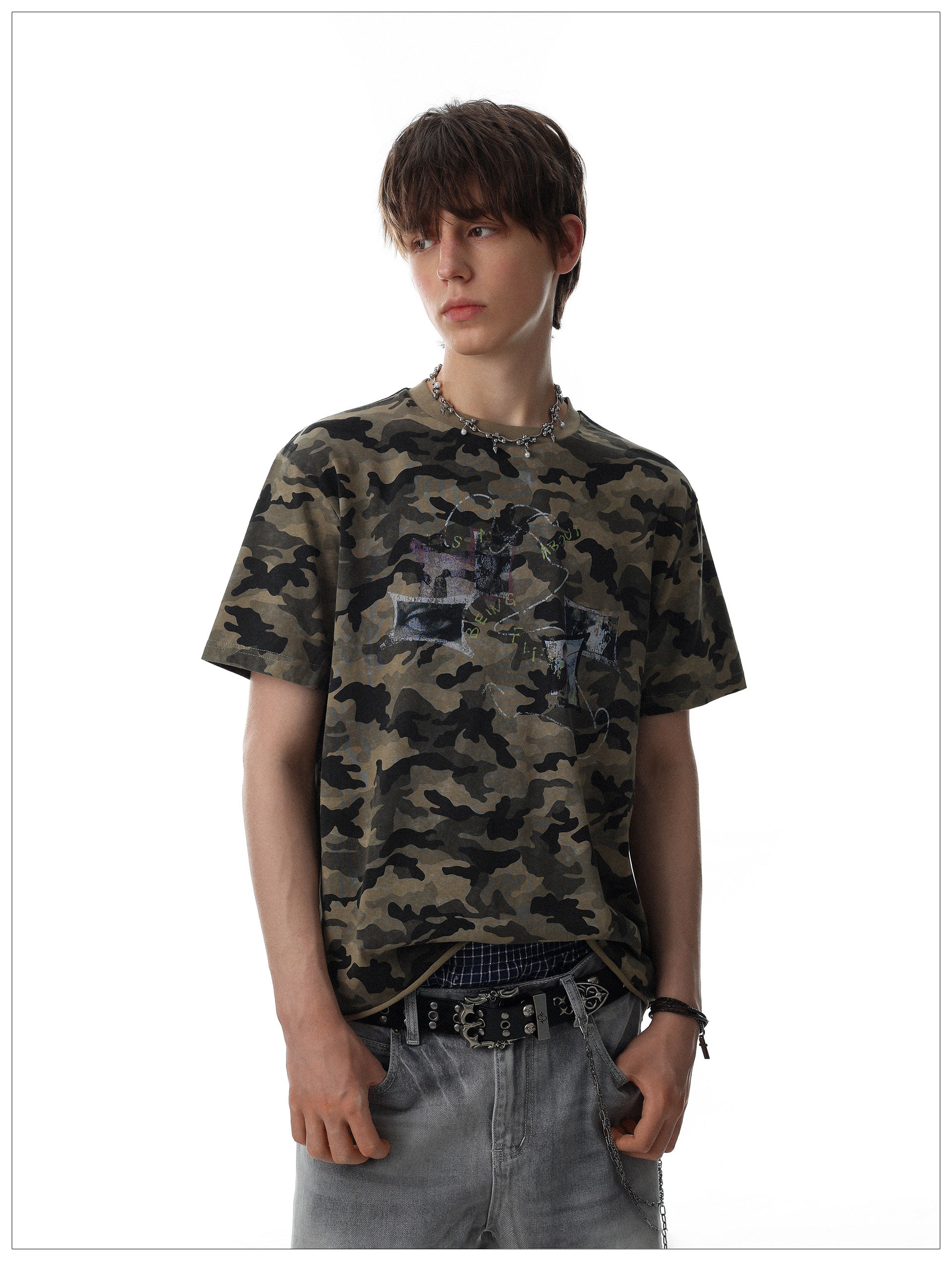 QS781B camouflage tee