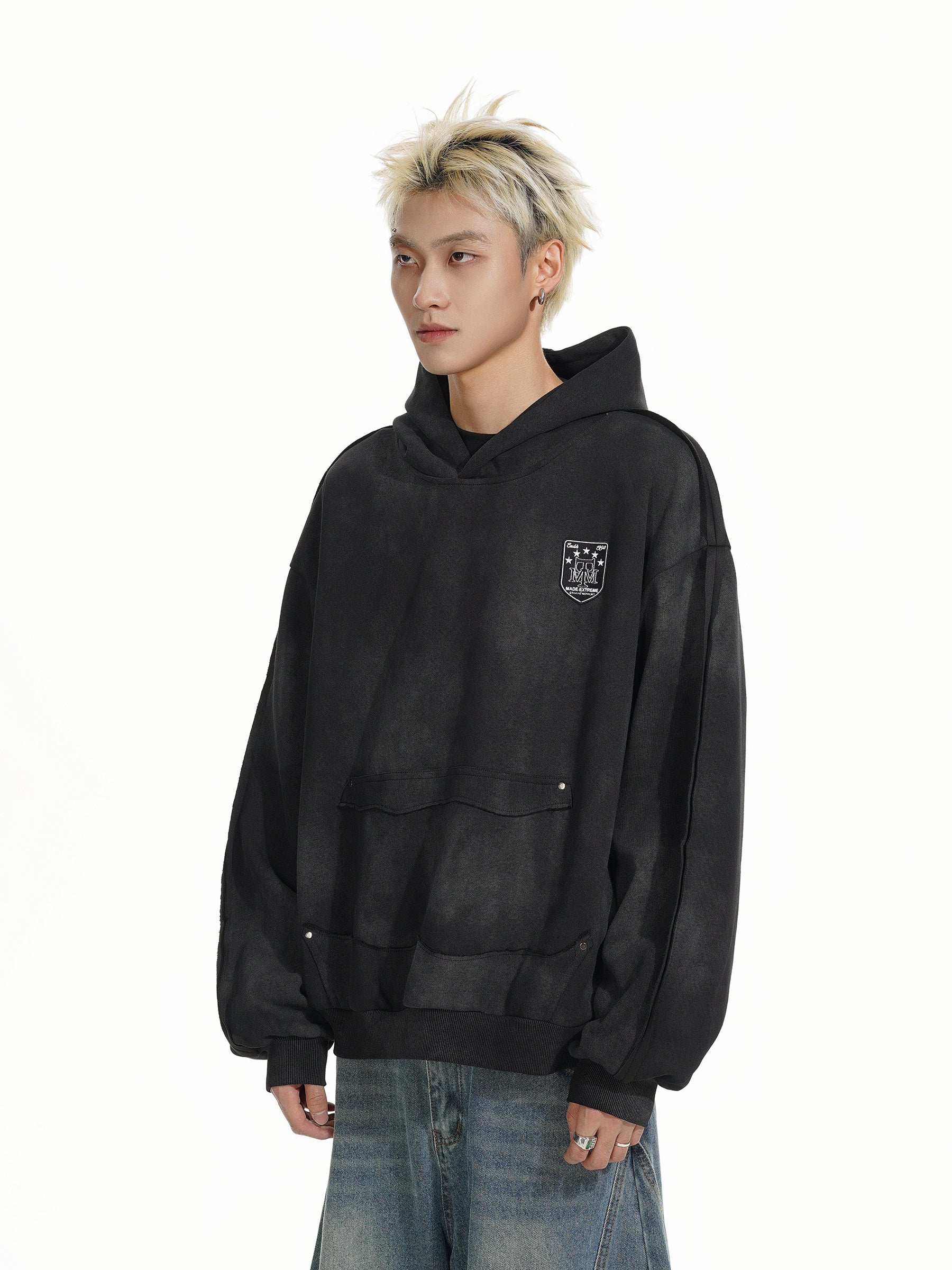 QS005B dirty hoodie