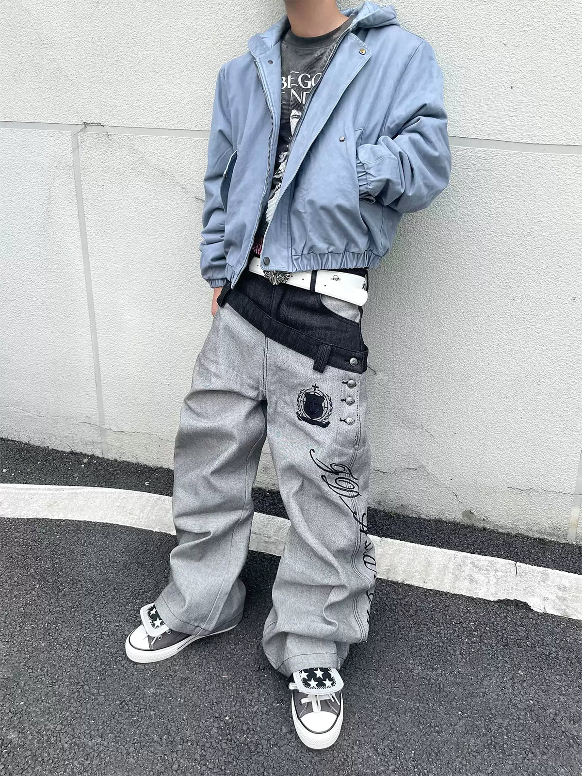 QS934B loose denim