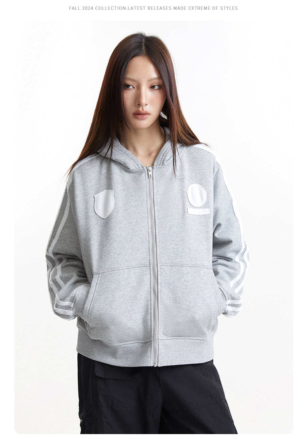 QS931A zip hoodie