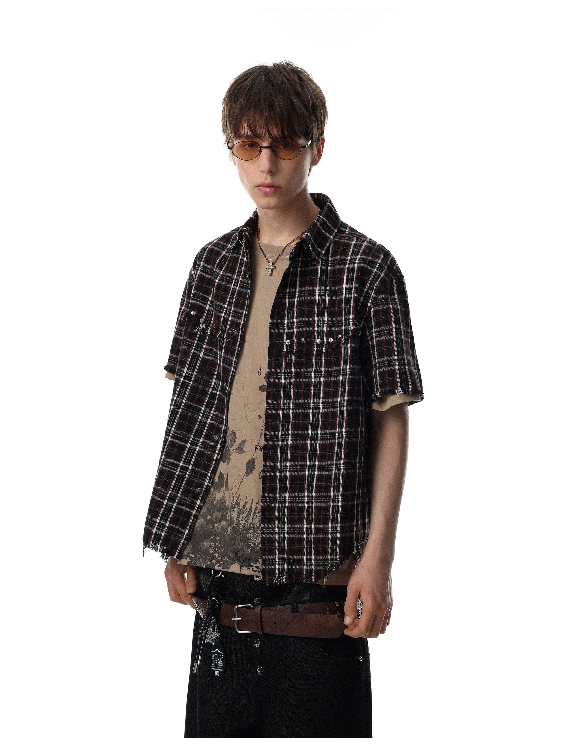 QS779B check shirts