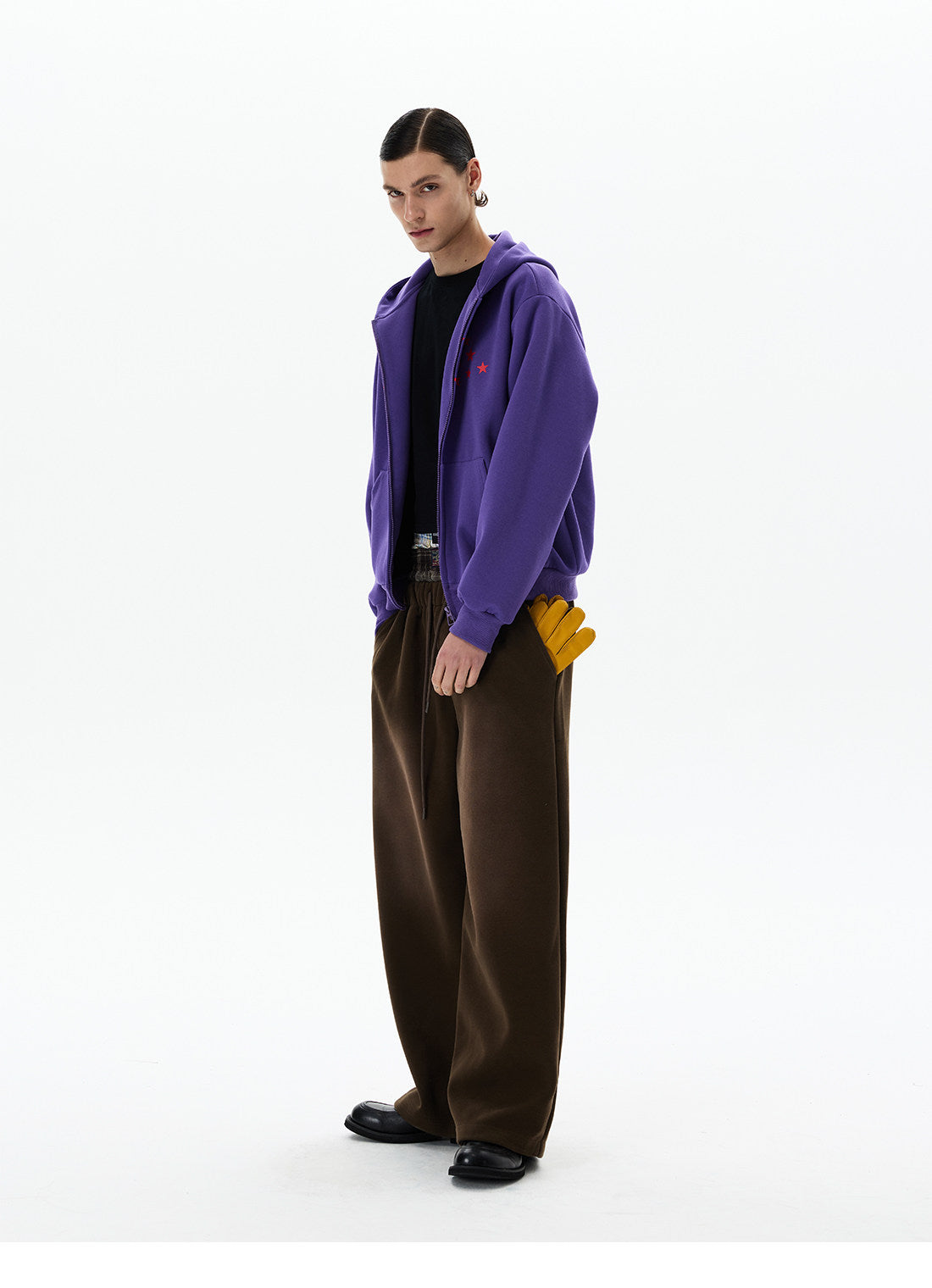QS677B zip hoodie