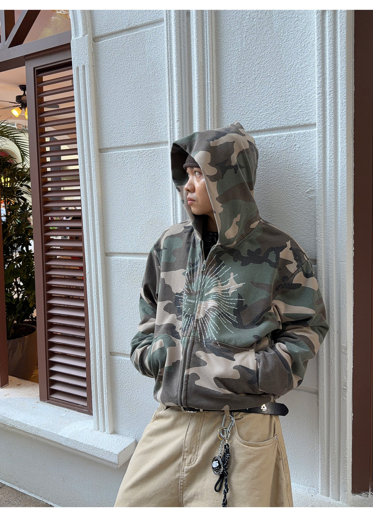 QS915B zip hoodie