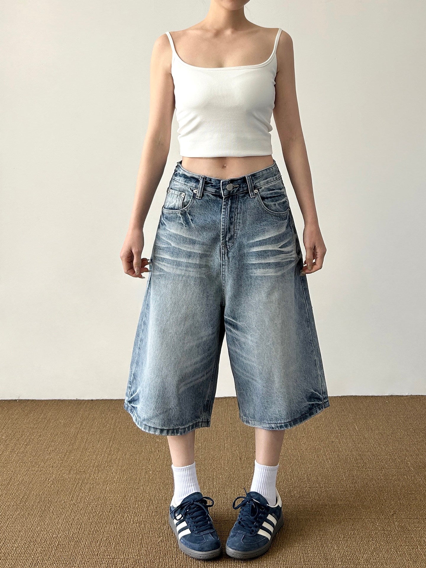 QS785B denim shorts