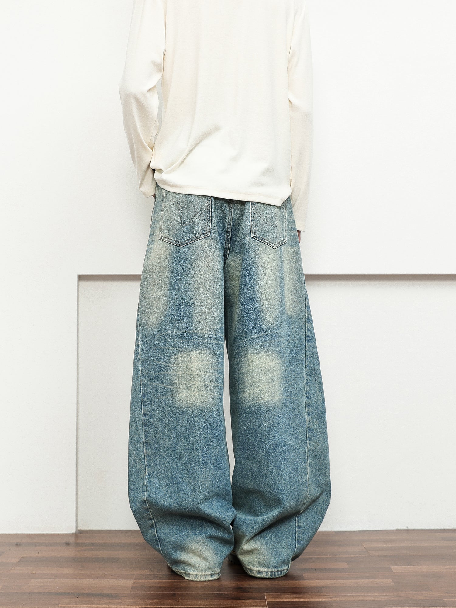 QS217B wash denim